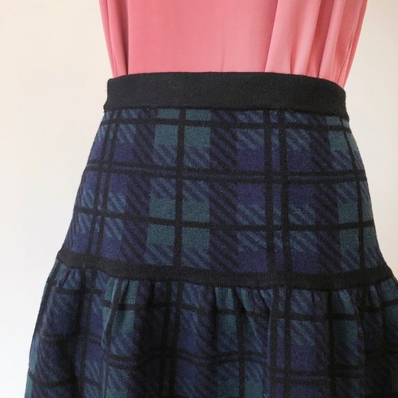 NWOT Cynthia Rowley • Tartan Wool Skirt - Picture 4 of 8